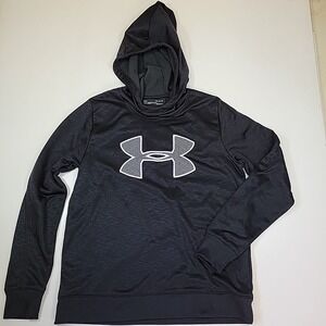 Under Armour ColdGear Big Logo Hoodie‎ Pullover Black Medium M